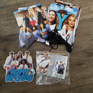 Grey's  Anatomy Themed Birthday Banner and Decorations